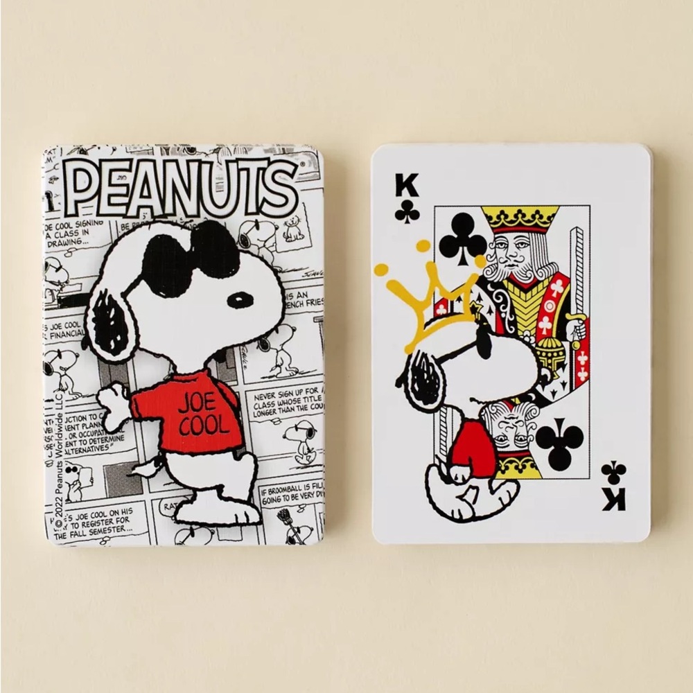 🃏 2 for $15: New Officially Licensed Peanuts Snoopy Joe Cool Playing Cards Set